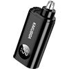 WEB world electronic business Trimmer Nasale Tagliapeli Rifinitore Peli Naso Orecchie Elettrico - Batteria 200 mAh - Nero