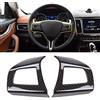METYOUCAR ABS plastica in fibra di carbonio colore volante Button Frame cover Trim for Maserati Levante Ghibli Quattroporte