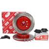 MASTER sport AUTOMOBILTECHNIK GERMANY Master-Sport 201022830 Kit dischi freno e pastiglie posteriori compatibile con ALFA ROMEO 147, 156, 156 Sportwagon