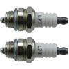 ERDHFG Candela di accensione L7T adatta for mini ATV Quad Dirt Bike da 47 cc 49 cc(2 PCS)