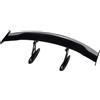 Blueshyhall Spoiler posteriore Mini, 30 cm, universale, in PVC, nero, lucido, grigio, autoadesivo, posteriore, senza distruzione, decorazione per esterni