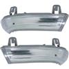 HZ-DESIGN Indicatore di direzione per specchietto retrovisore esterno sinistro + destro bianco compatibile con Golf 5 6 Plus Passat Sharan