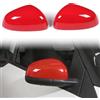 METYOUCAR 1 paio di coprispecchietti retrovisori per auto @B&enz Smart 453 Fortwo Forfour 2015-2021 copertura per specchietto retrovisore laterale (rosso)