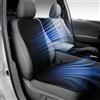 Urenwp Coprisedile per auto, 12 V, 3 velocità, cuscino ventilato, tappetino di raffreddamento per sedile auto, universale, per SUV, camion, nero