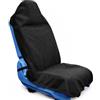 Jinfanshurich Coprisedile per auto, in spugna (nero) | Coprisedile, 140 x 75 cm, cinghie regolabili, impermeabile, antiscivolo, protegge dallo sporco, per sport e campeggio