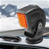 KQWVZ Riscaldatore per Auto, 12V 150W Ventola di Riscaldamento per Parabrezza, Ventola di Raffreddamento, 2 in 1 Riscaldamento Auto, Riscaldamento per Auto di 360°, Stufa per Auto, SUV, Campeggio