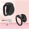 MKGMYGZ Chastity Cage Pene Sissy Small Chastity Cage Male Chastity Device Penis Cage for Men BDSM Penis Cage Sex Toys for Couples (Pink 2,Bending ring)