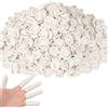 Cossaot 100 Pezzi Ditali in Silicone per Dita, Gomma Antistatica Latex Finger Cots, Copridita Lettini per Dito in Lattice Monouso, Mano Lattice Copri, per Dito ferito, Ricostruzione Unghie, DIY(B)