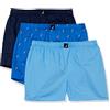 Nautica Cotton Woven 3 Pack Boxers Boxer a Pantaloncino Uomo (Pacco da 3)