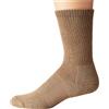 thorlos mens Wx Max Cushion Walking Crew Socks, Dark Khaki, Medium US