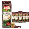 HEART's Cappuccino Irish Cream, 5 x 1 kg di polvere di caffè istantaneo, facilmente solubile, confezione da 5 pezzi, circa 400 tazze, una delicatezza secondo la tradizione irlandese