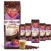 HEART's Cappuccino Amaretto, 5 x 1 kg, in polvere per caffè istantaneo, solubile, confezione da 5 pezzi, circa 400 tazze