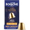 CAFFÈ BORBONE Miscela Ciao Venezia - 400 Capsule ALLUMINIO (40 confezioni da 10) - Capsule Compatibili con le Macchine ad uso domestico