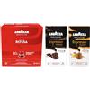 Lavazza, Capsule Caffè in Alluminio, Gusti Assortiti, 100 Capsule Compatibili con Macchine Nespresso* Original, 10 x Gourmet Cioccolato, 10 x Gourmet Vaniglia, 80 x Qualità Rossa