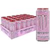 Monster Energy Ultra Strawberry Dreams, Gusto Fragola, 24 Lattine da 500 ml | Bevanda Energetica, senza zuccheri al gusto fragola, miscela energetica e 160 mg di caffeina