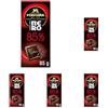 Perugina NERO Fondente Extra 85% Tavoletta di Cioccolato Fondente, 85 g (Confezione da 5)