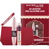 Maybelline New York Collezione Natale, Il Dolce Far Makeup | Cofanetto Regalo Natale, Con Mascara Ciglia Sensazionali e Correttore Multi-Uso Cancella Età, Nude 02