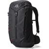 Gregory Vaporspan - Zulu LT 28 - Zaino da trekking da uomo, 58 cm, 28L, 1.12 KG, Pannello posteriore ventilato, compatibile con sistema di idratazione, Nero (Volcanic Black)