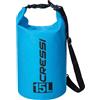 CRESSI Dry Bag Zaino Impermeabile in Resistente PVC con Chiusura Roll-Top, Tracolla e Zip, Ideale per Spiaggia, Immersioni, Snorkeling, Viaggi e Sport Acquatici