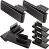 GLEAVI 2 Set Clip per Putter da Golf in Plastica Nera per Borsa | Accessorio Leggero, Previene la Caduta del Bastone, Bordo della Sacca, per Putter e Uso Domestico