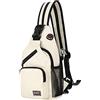 Generic Borsa a tracolla da donna, zaino di grande capacità, casual, borsa a tracolla, borsa versatile in tela verticale