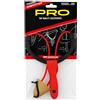 Sele Lancia Esca - Precision Match, PRO e Bait Force per Pesca a Bolognese, Roubaisienne e Inglese (Black/Red, PRO - Elastic 4 mm)