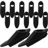SUPVOX Tappi Passacavo per Telaio Bici da Corsa 12 Pezzi Nero | Inserto a Scatto per Foro 5, 5mm, Plastica Tecnica, Attenua Rumore e Protegge i Cavi