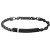MARLU' BRACCIALE CATENA MARINE MECHANICAL E CATENA MARINE - NERO