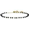 MARLU' Bracciale cristalli sfaccettati - DORATO