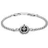 MARLU' BRACCIALE ROSA DEI VENTI - ARGENTO/ACCIAIO