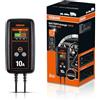 OSRAM BATTERYcharge 1010, 12V, Caricabatterie intelligente da 10A per auto e furgoni, per batterie AGM, EFB, al piombo al litio, ricarica rapida, modalità di mantenimento, compatibile con Start/Stop