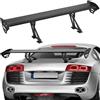 VEVOR GT Wing Spoiler per Auto Universale da 1100 mm con Ponte Singolo, Alluminio Leggero Regolabile, Ala Spoiler Posteriore, Spoiler Posteriore per Auto, Spoiler da Corsa BGW/JDM Drift Nero