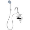 ALFORZAN Rubinetto elettrico girevole a 360°, 3000 W, scaldabagno caldo | Scaldabagno elettrico IPX4, impermeabile, con doccia rimovibile, display LCD, per case, hotel, bagno, cucina