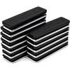 SEASJHBAY Calamite per tende, 12 paia, clip magnetiche autoadesive, zanzariera | 12 paia di fermatenda magnetiche con colla, clip magnetiche per tende oscuranti, finestre e zanzariere.