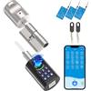RUILON WELOCK Smart Lock,5 IN 1 Serratura impronta digitale per Airbnb | Bluetooth Wifi,schede RFID,chiavi,codice,cilindro elettronico facile da installare, porte 60-90 mm, maniglia biometrica