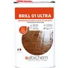 ABICHEM BRILL 01 Ultra, 1L | Idro‑Oleorepellente Consolidante Effetto "Bagnato", Protegge Pavimenti di Cotto, Pietra Naturale