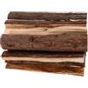 Toddmomy Legno Finto per Stufa 10 Pezzi, Ceppi Decorativi 22x6,4x4cm | Marrone Rustico Realistico, Tagliabile e Componibile, per Bracieri d'Interno, Atmosfera da Fuoco Duratura