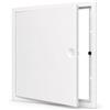 DEMLOU Sportello di Ispezione 40 x 40 cm, ABS Bianco a Pressione. | Formato quadrato extra ampio - Accesso agevole a collettori, contatori e impianti tecnici complessi.