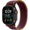Apple Watch Ultra 4 (2026) 5G 49mm Black Titanium Trail Loop Burgundy S/M