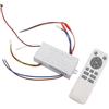 Torchlit Kit di controller per ventilatore da soffitto a LED, telecomando con ricevitore, dimmerabile a 6 livelli, variabile per la regolazione della frequenza per il controllo della ventola (offline