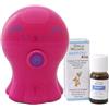 Gisa Wellness Polly Diffusore Umidificatore Ultrasuoni Bambini + Respiro Kids Sinergia Oli Essenziali Puri Balsamici. Combo Lampada Notturna e olio essenziale per naso chiuso e raffreddore