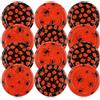 com-four® 12x piatti decorativi Halloween, piatti di plastica | piatti decorativi per uso alimentare
