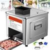 HDaspijh Tagliacarne Da 850 W (Affettabile/A Cubetti/Sminuzzato), Affettatrice Elettrica Da 330 Lb/H Per Carne Di Maiale Disossata, Pesce, Verdure Morbide Per Uso Familiare E Commerciale,2.5mm