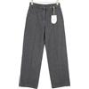 Liu Jo Donna Jeans W27 Gamba Larga Zip Vita Alta Tasche Casual Grigio Scuro
