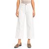 LIU JO Jeans Cargo Donna W27 Gamba Svasata Zip Volant Caviglia Vita Alta