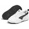 Puma Rebound V6 Lo Ac Ps Unisex Bambini Sneaker 396742 02 Bianco/Nero