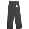 Liu Jo Donna Jeans W26 Gamba Larga Zip Vita Alta Tasche Casual Grigio Scuro
