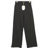 Liu Jo Donna Jeans W28 Vita Alta Gamba Larga Chiusura a Cerniera Nero Casual