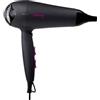 Tristar Asciugacapelli, 2000 W, Manico Pieghevole, Funzione Ionica | Diffusore, Beccuccio stretto, Getto d'aria fredda, 3 livelli di temperatura, Cavo da 1,7 m, HD-2358