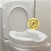 OrtoPrime Ascensore WC Adulto 5 cm Alza per wc Sedile elevatore WC adulto Universale Wc Disabili - Sollevatore bagno Adulti Ortopedia per anziani - Ascensore WC Adulto Adattabile (Senza coperchio)